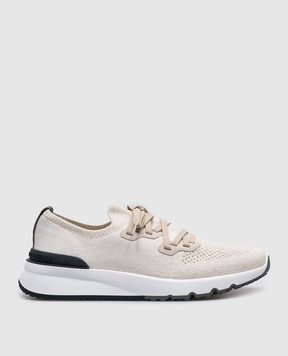 Brunello Cucinelli Beige sneakers with logo MZUKISO250