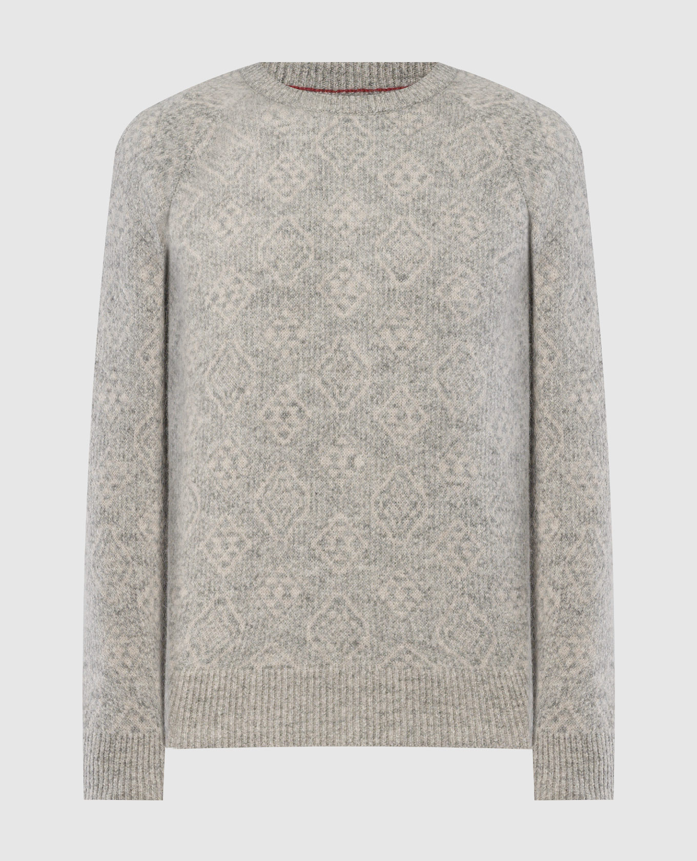 

Gray sweater with a pattern Brunello Cucinelli, Grey