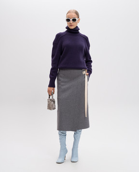 Babe Pay Pls Purple cashmere sweater MD9871303341R