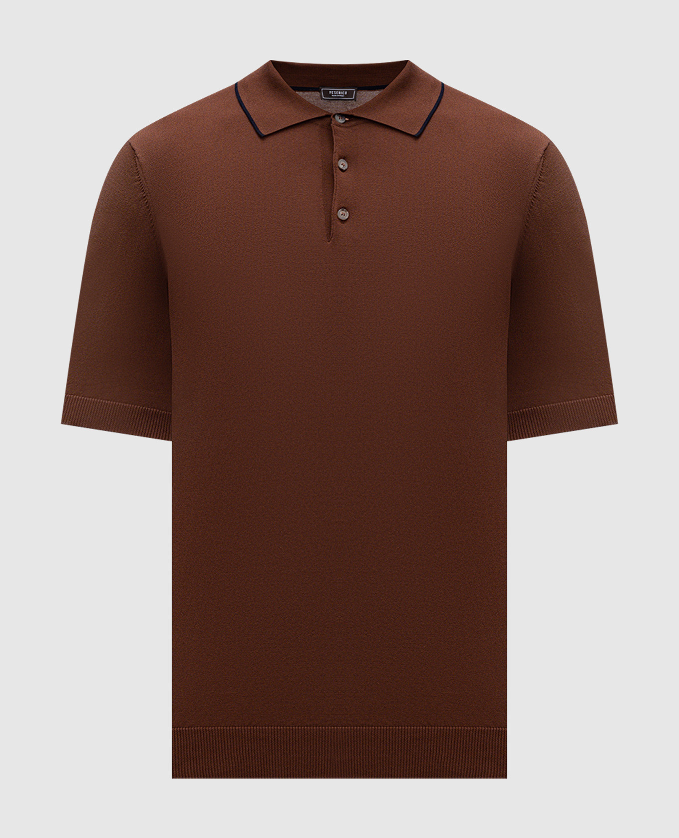 

Brown polo Peserico