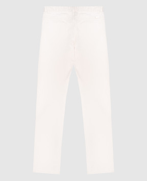 Ermanno Scervino Children's beige pants with lurex JL11V11014