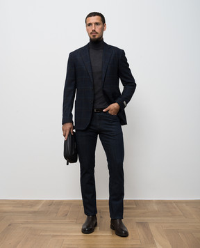 Canali Gray wool golf MK01149C0002