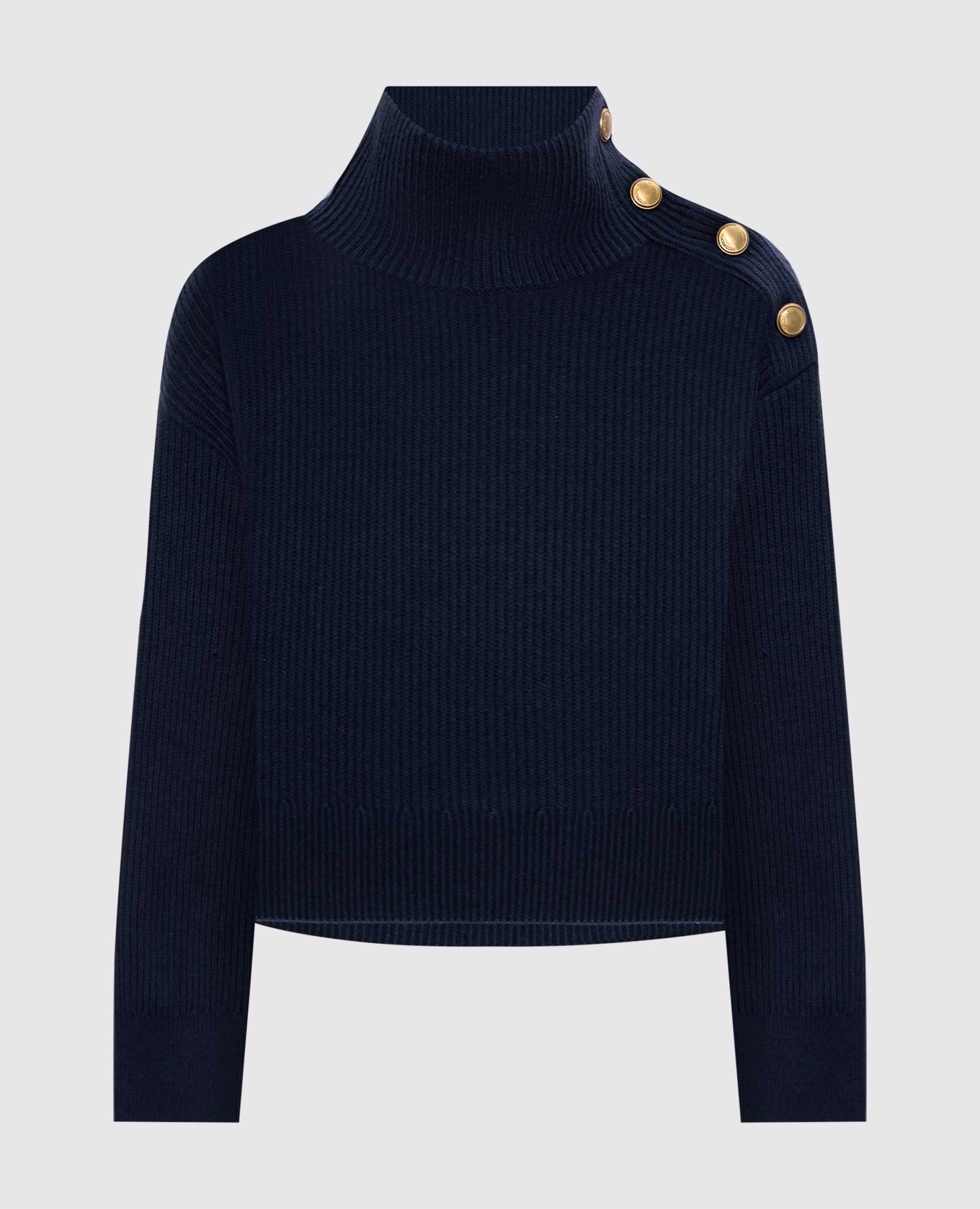 Blue wool, cashmere and silk sweater Brunello Cucinelli