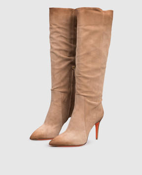 Santoni Beige suede boots WSID71836HI2SAEA
