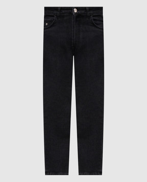 Stefano Ricci Grey slim jeans with logo MST53B1141T00709