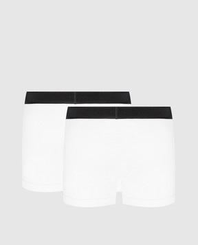 Tom Ford Set of white boxer briefs with contrasting logo T4XC31410