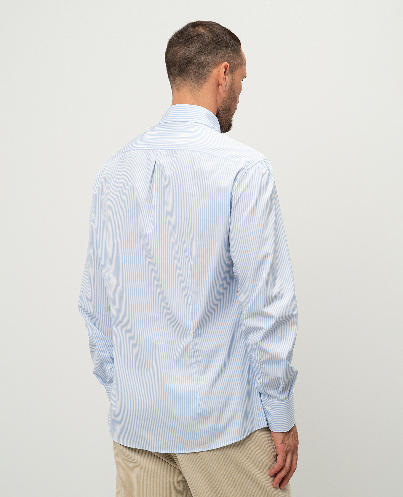 Blue striped shirt Brunello Cucinelli 4