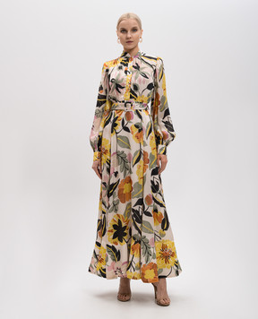 byTimo Floral print maxi shirt dress 2510678