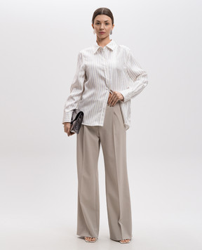PROENZA SCHOULER Savannah gray pants with wool R2516006AW150