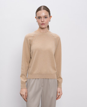 Peserico Beige sweater made of wool, silk and cashmere S99382F1209283