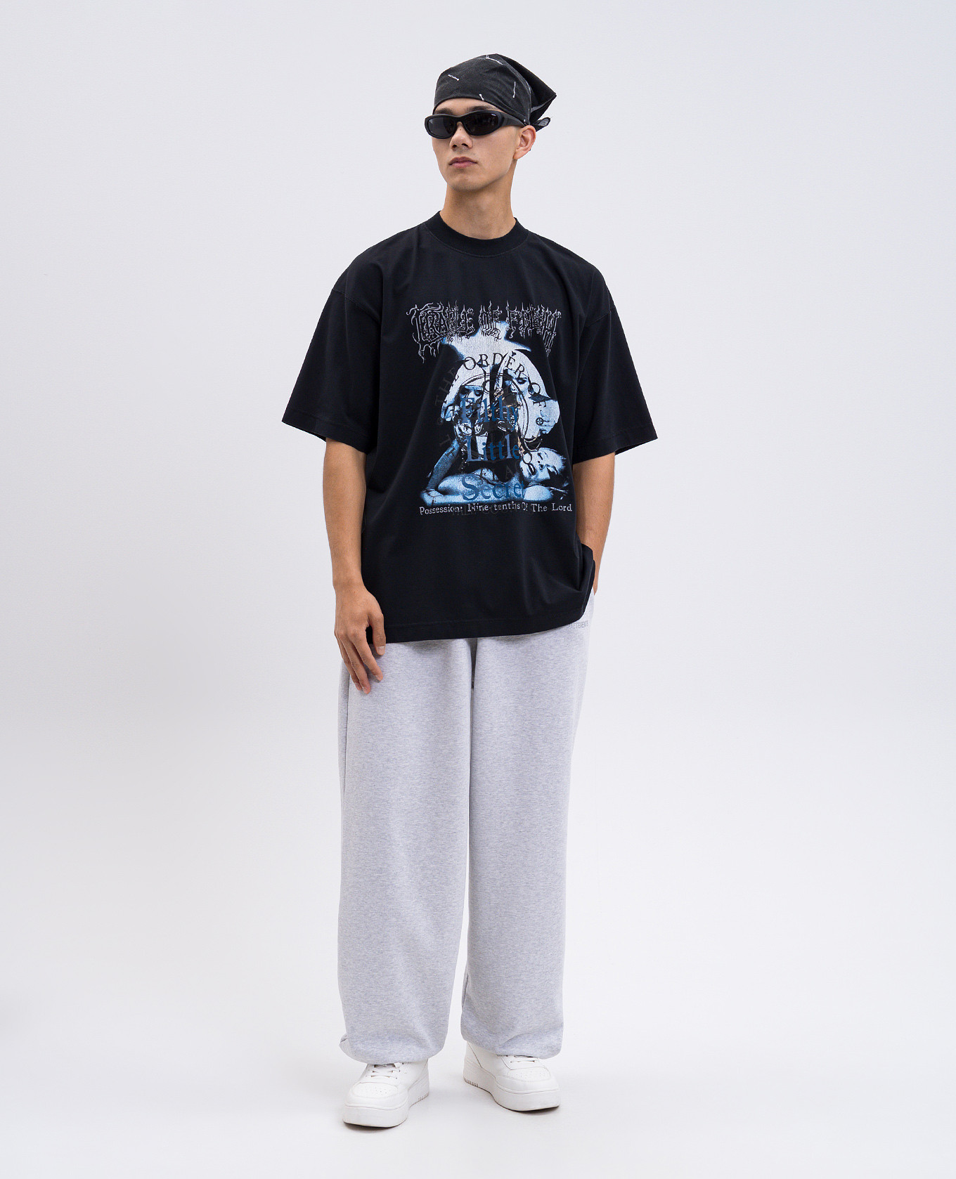 Black T-shirt with branded print Vetements 2