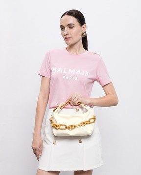Balmain White leather Sync bag FN1AD001LBFO