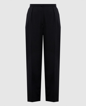 Balmain Black wool pants FF1PN190WC09