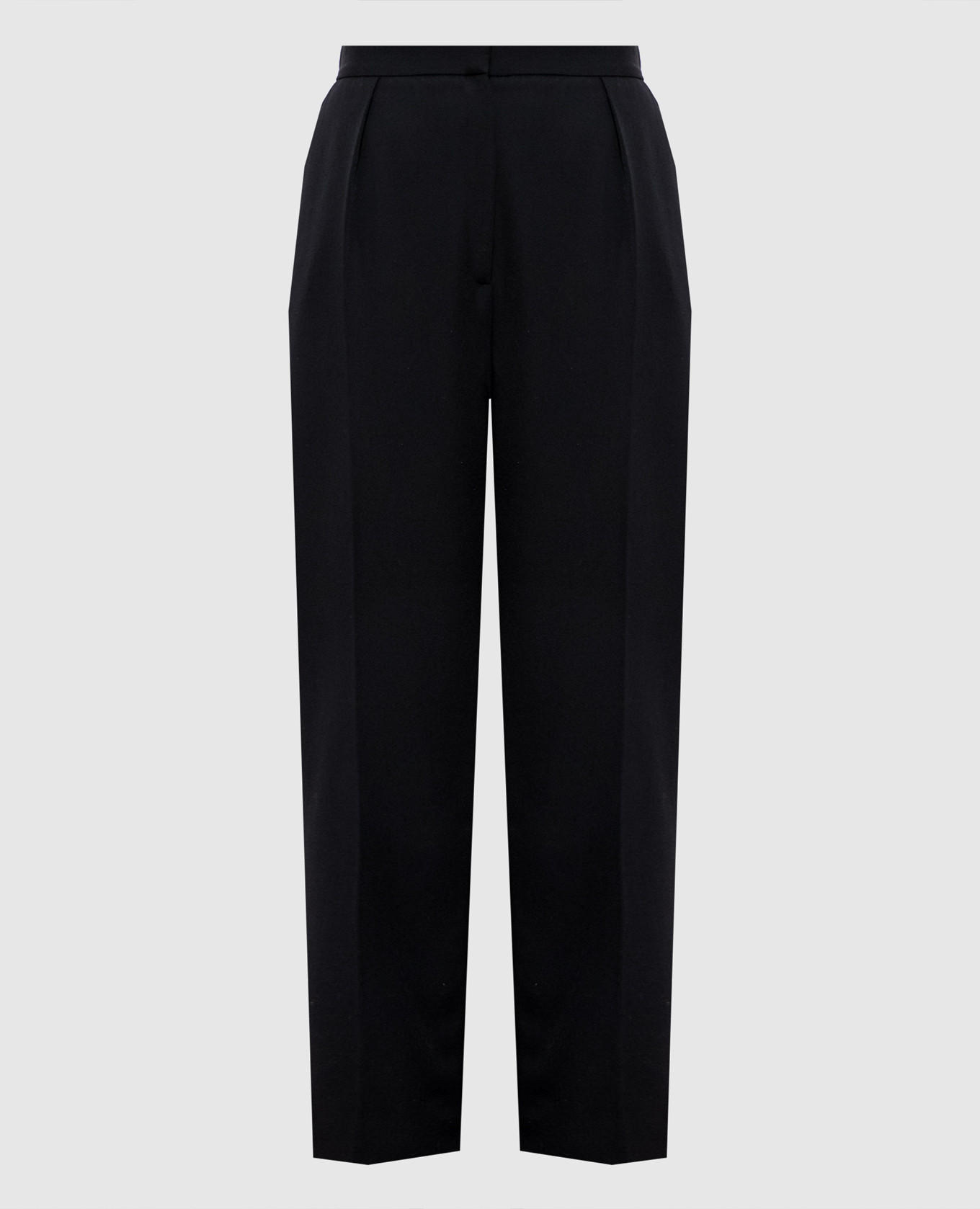 Black wool pants Balmain