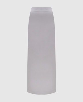 WARDROBE.NYC Gray woolen maxi skirt W2071PC