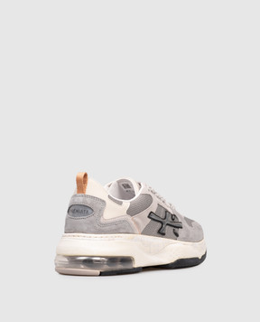 Premiata Gray combination sneakers DRAKE DRAKE