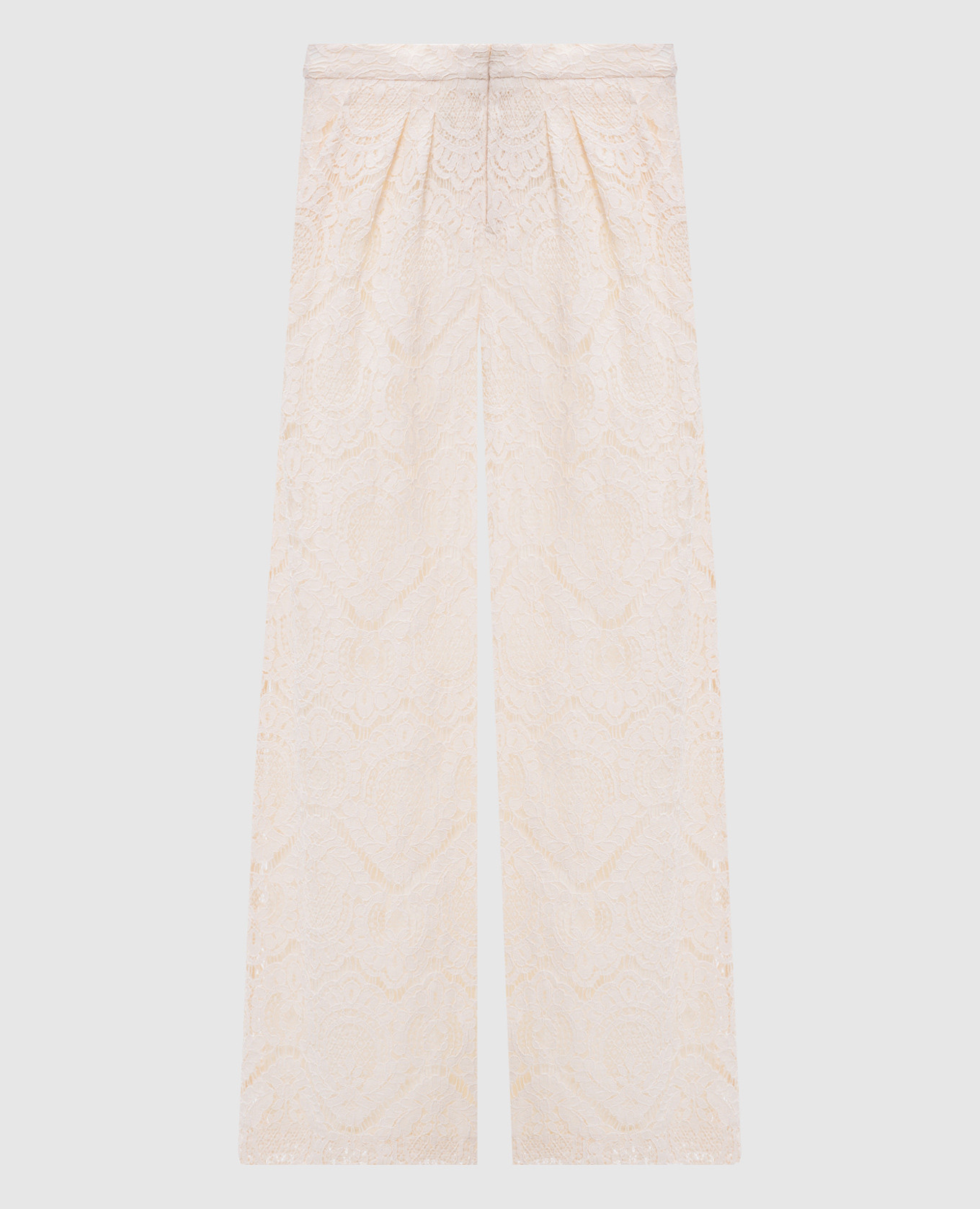 

Beige Procida lace pants Twinset