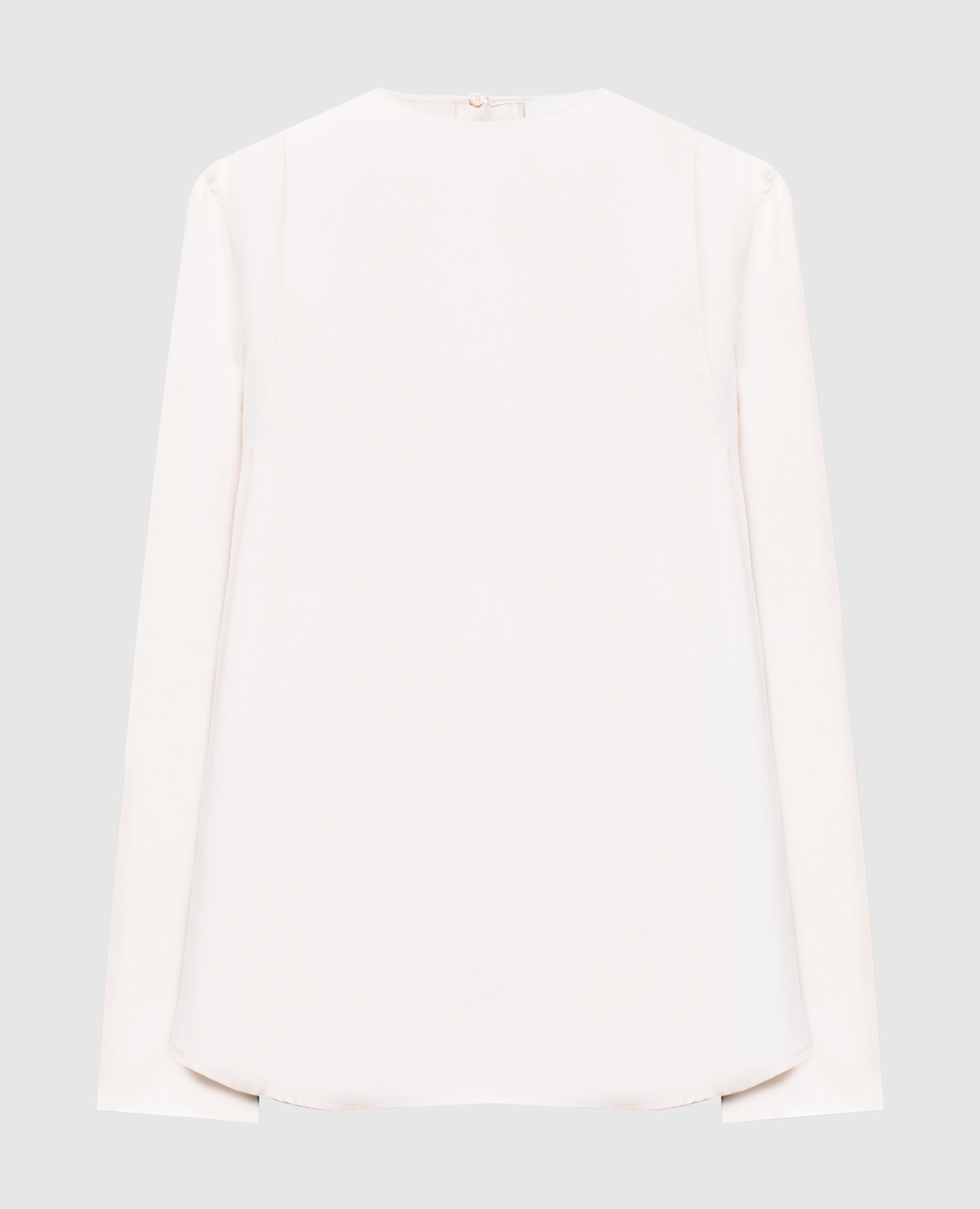 ADALYN beige silk blouse
