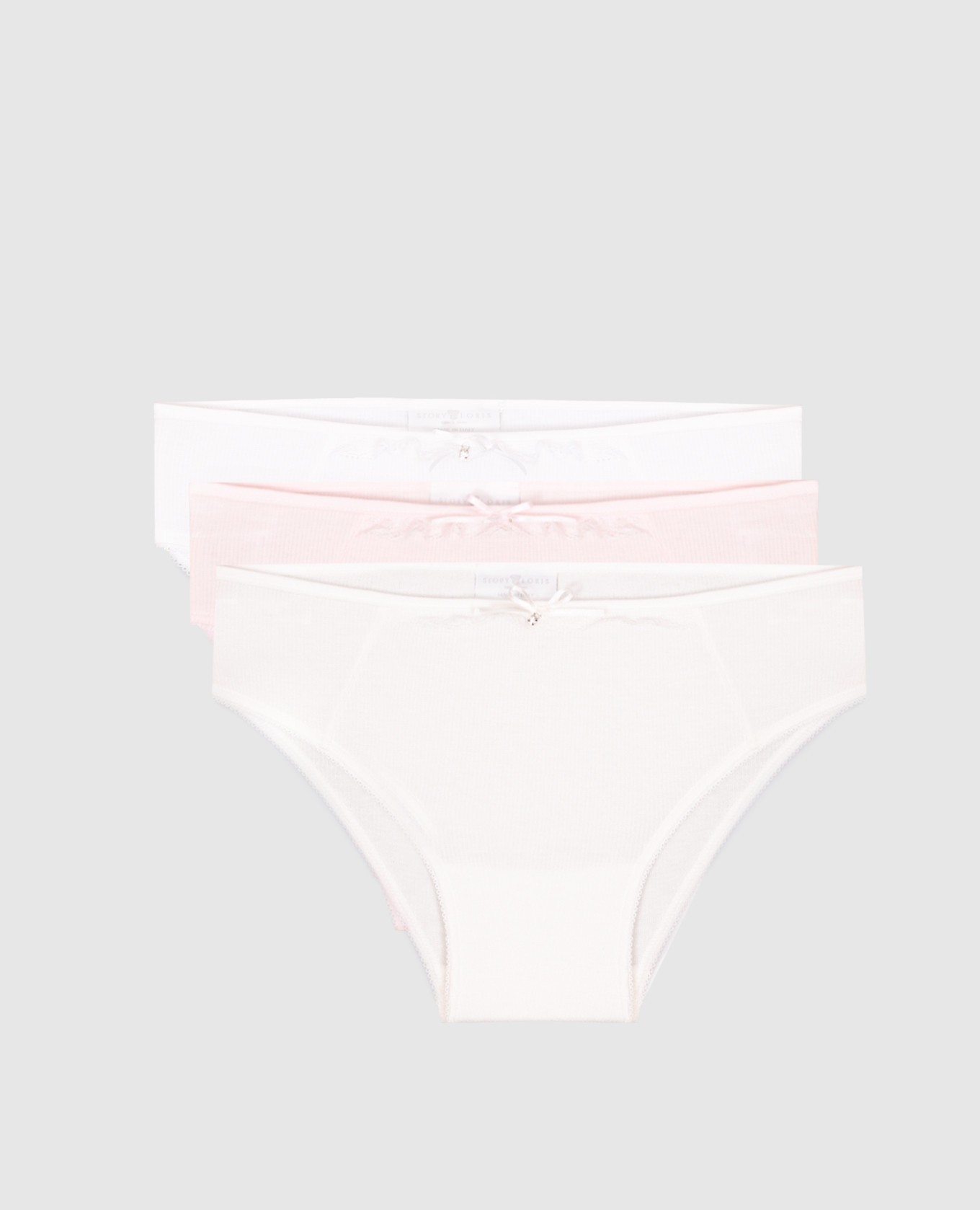 Children&#39;s ribbed panties set Story Loris