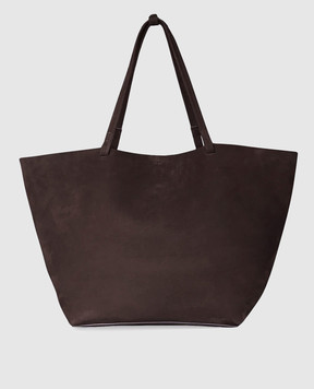 The Row Brown Park Tote in Nubuck W1201L81