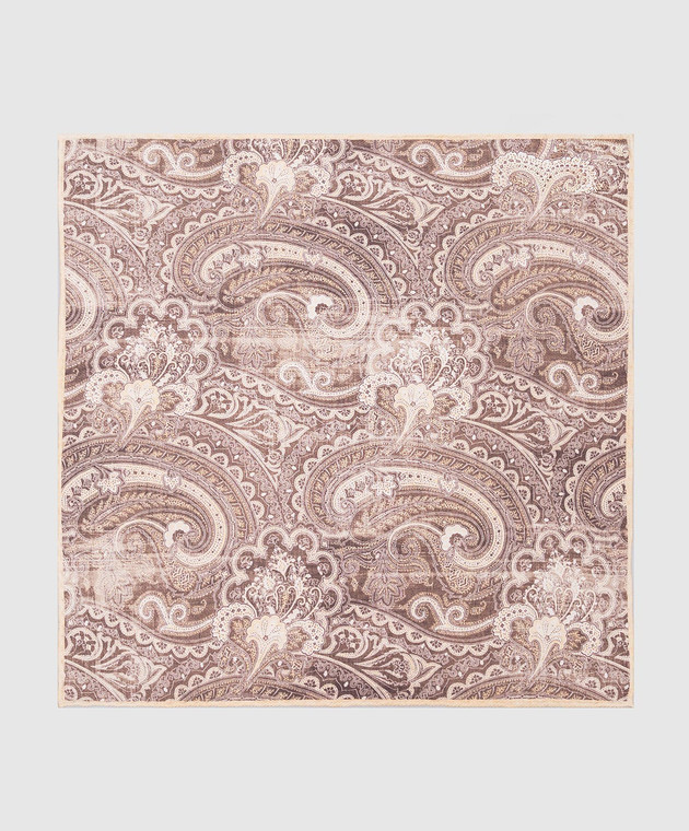 Brunello Cucinelli - Reversible printed silk pachet scarf