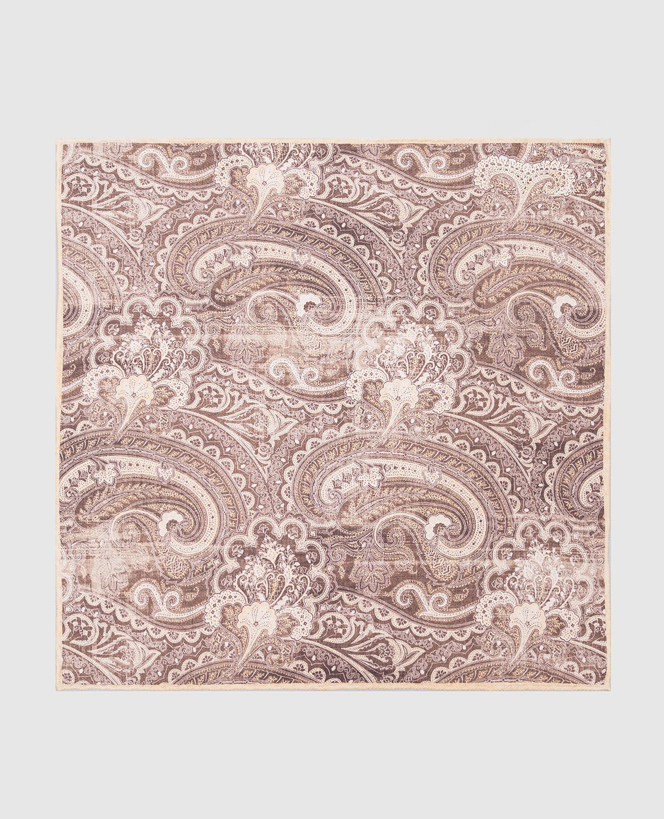 

Reversible printed silk pachet scarf Brunello Cucinelli, White