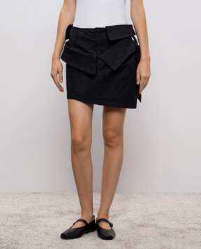 Rokh Black mini skirt R2CA199