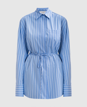 Max Mara Sportmax FIRMA blue striped long-sleeved shirt FIRMA