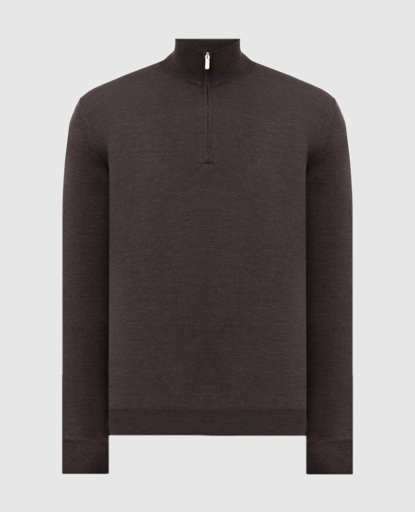 

Brown wool and silk jumper Bertolo Cashmere