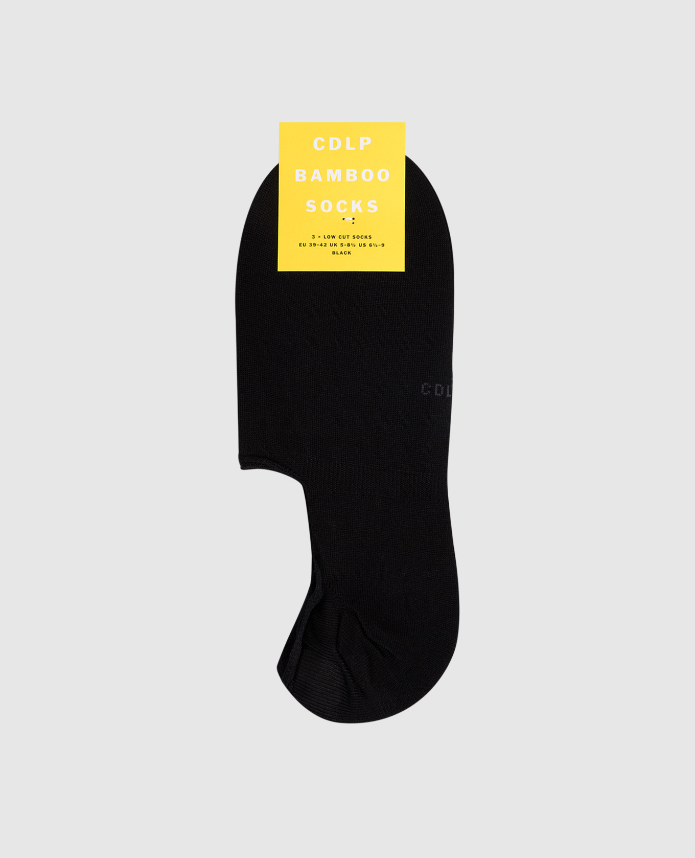 

Set of black socks with logo CDLP