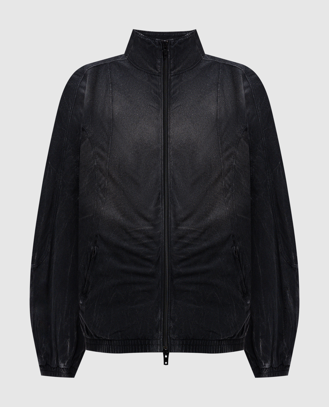 

Grey distressed hemp sports jacket Alexander Wang