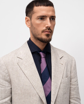 Brunello Cucinelli Striped silk tie MV8930018