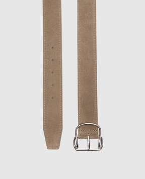 Toteme Beige suede belt 252WAM0046LE0027