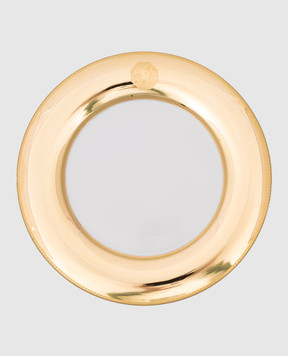 Stefano Ricci Golden porcelain dinner plate OPP001SHINY2