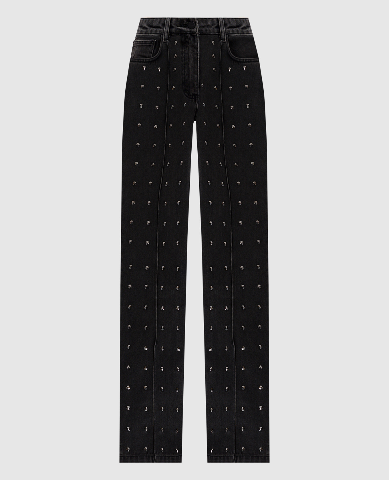 

Black jeans with crystals David Koma