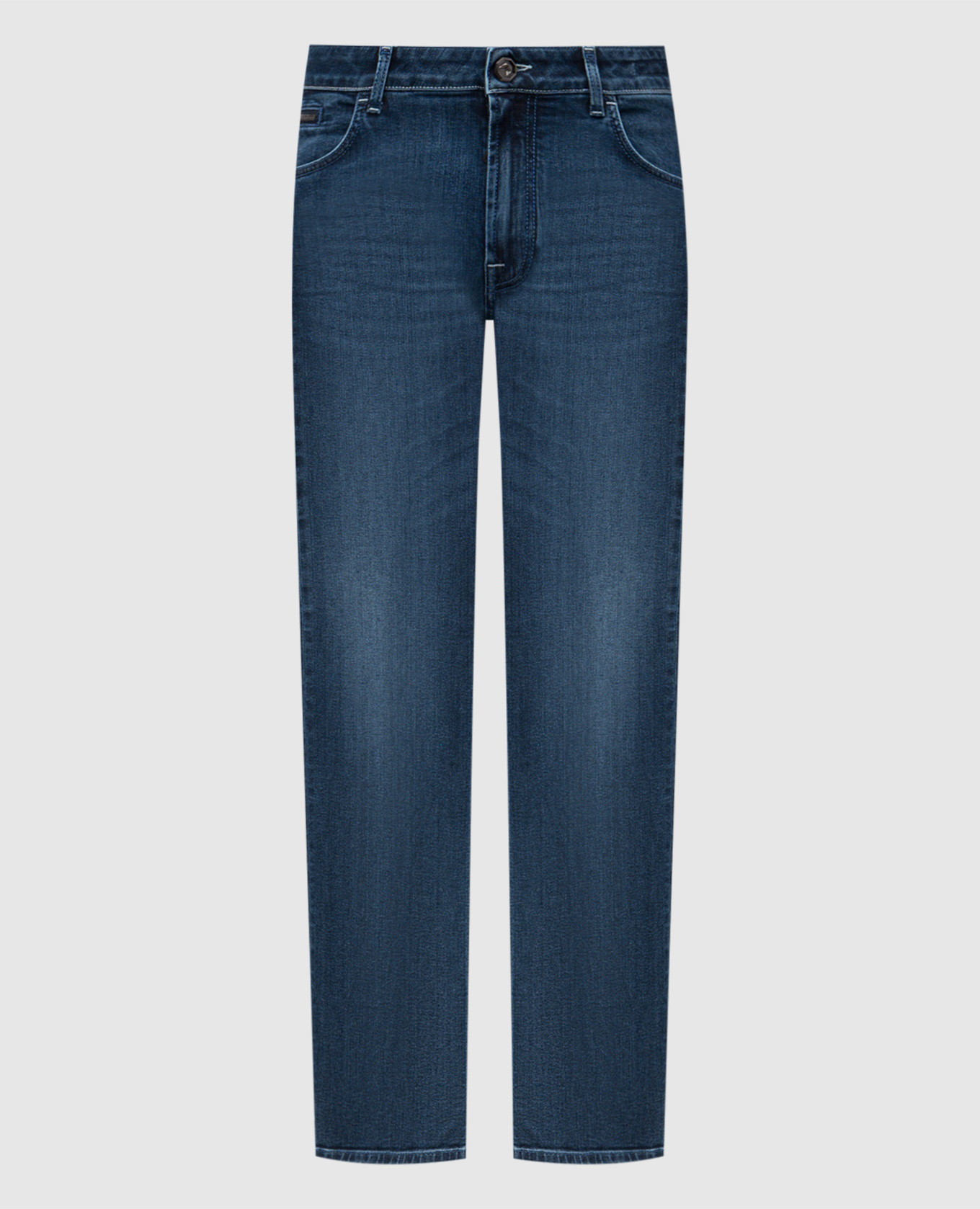 Blue jeans with a worn effect Stefano Ricci