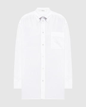 The Row Victoria white loose-fit shirt 9067W2567