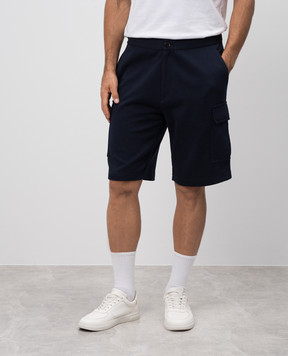 Brunello Cucinelli Blue cargo shorts MM8313222G