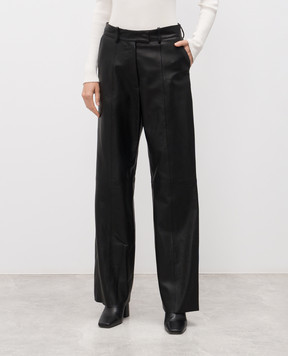 Simonetta Ravizza Black leather pants Candela F05PS32L1