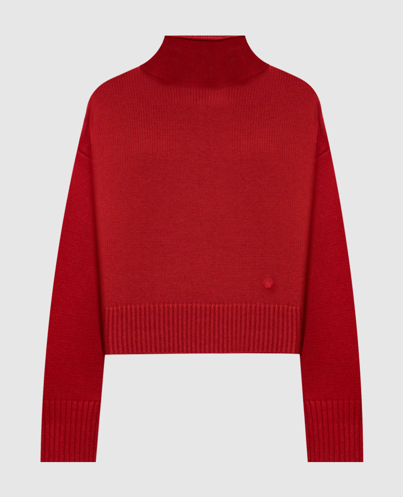 

STINTINO burgundy wool and cashmere sweater with embroidery Lou Lou Studio