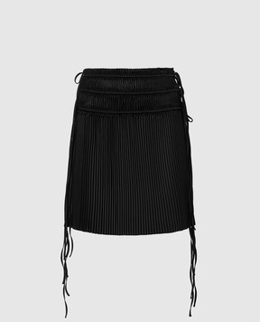 Helmut Lang Black pleated skirt O02HW302