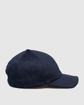 Stefano Ricci Blue cashmere cap MCV53SB37ECO60HC