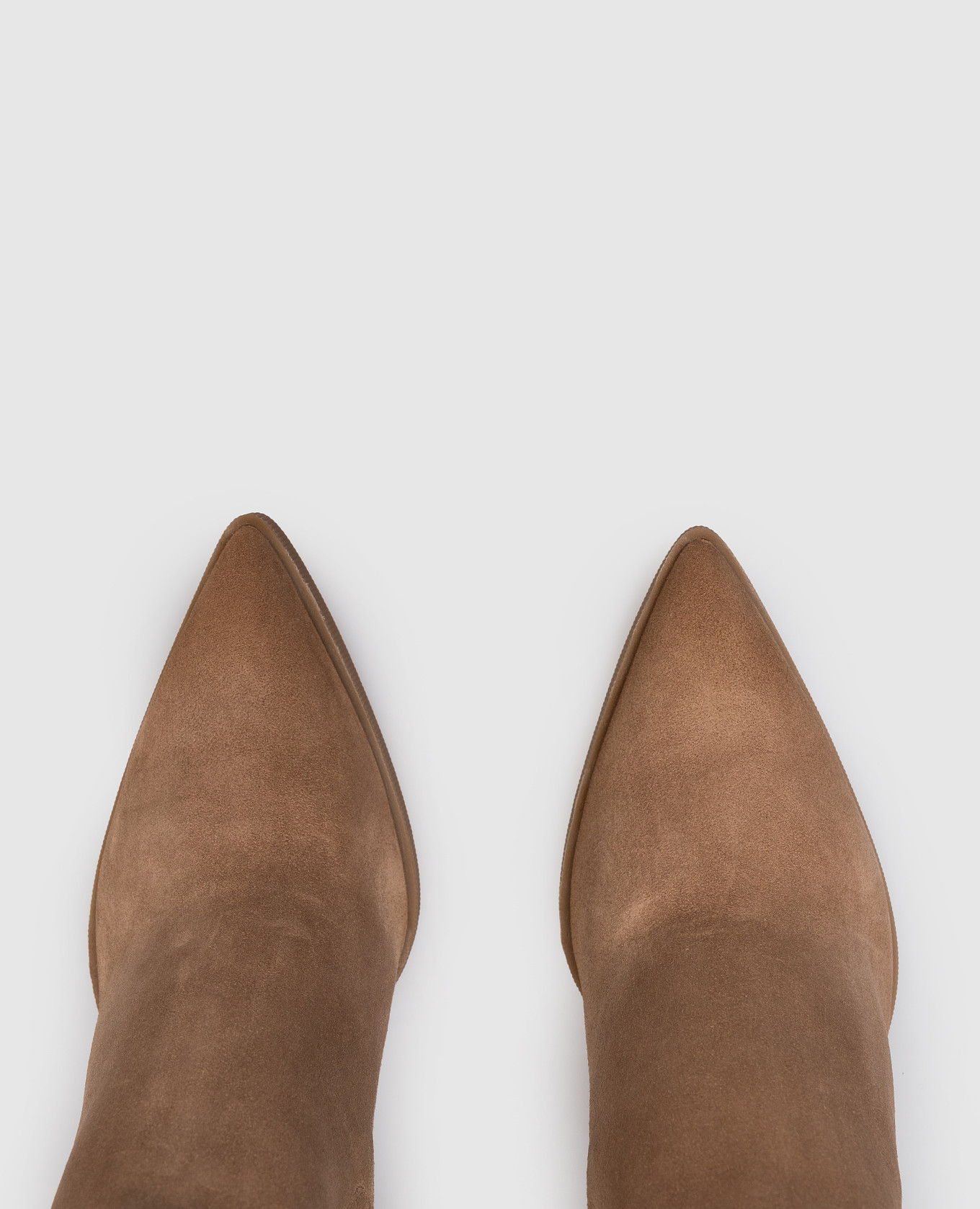 

Beige suede ankle boots Santoni