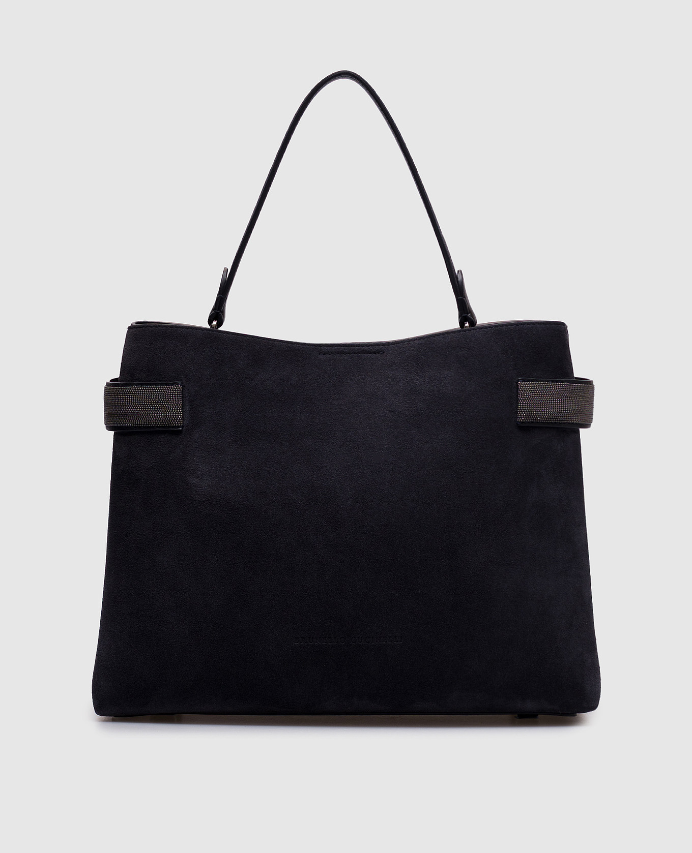 

Essence blue suede bag with monil chain Brunello Cucinelli