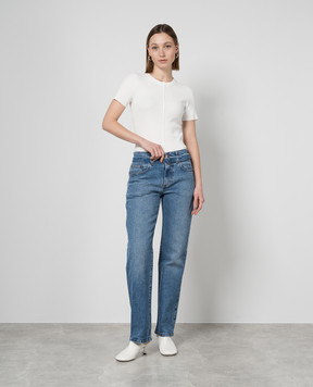 PROENZA SCHOULER Ellsworth blue distressed jeans R2428000DC059
