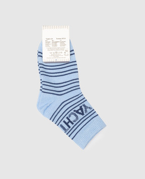 RiminiVeste Mafer blue striped socks for children BMC6999