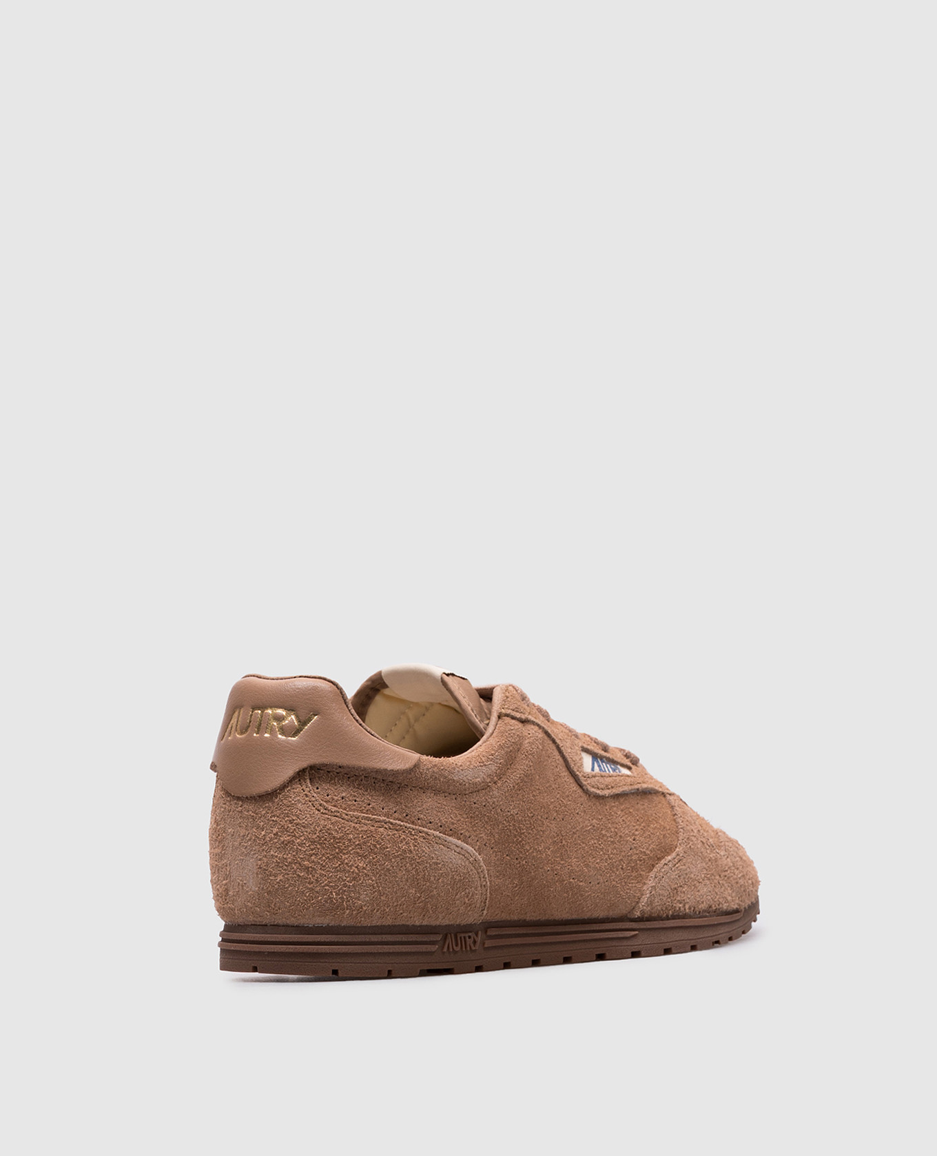 

Brown suede WINDSPIN sneakers with logo AUTRY