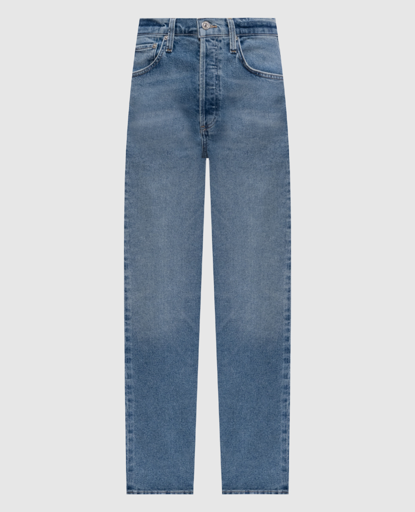 Delfina blue jeans with leather logo patch CITIZENS OF HUMANITY