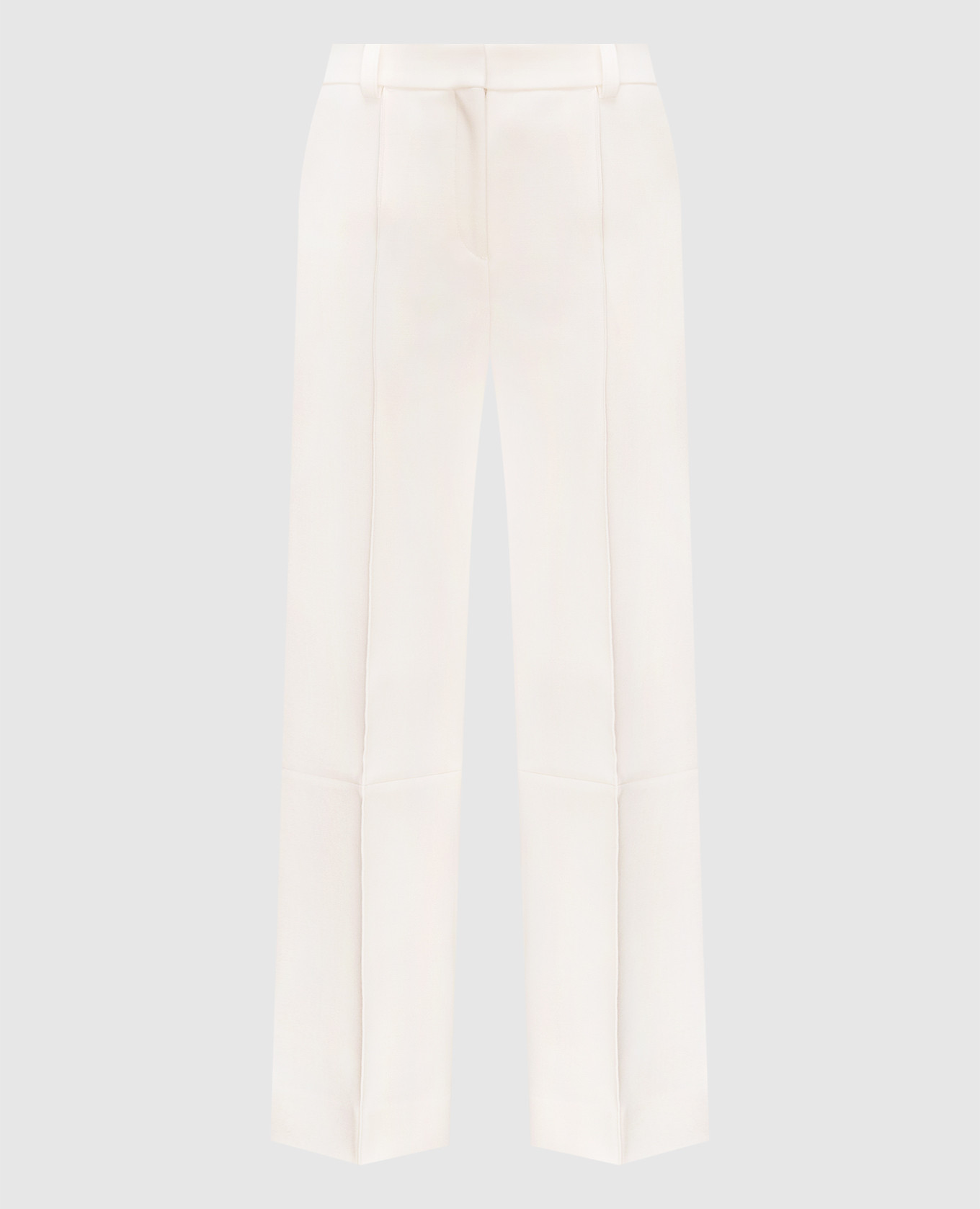 

White flared pants with wool Victoria Beckham