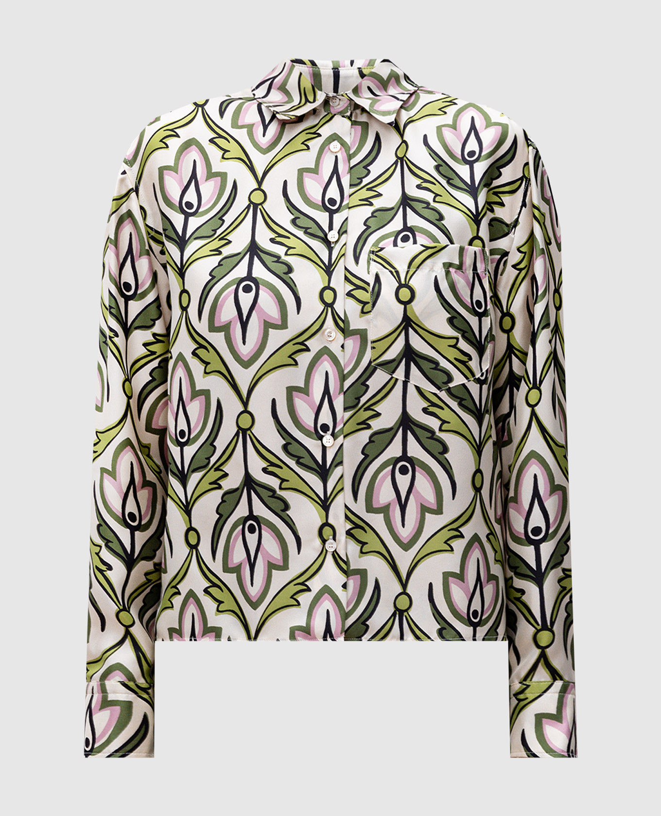 

ENFASI silk blouse with floral print Max Mara Weekend, White